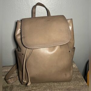 Frye | Bags | Frye Lena Perforated Leather Backpack Taupe  display picture 1